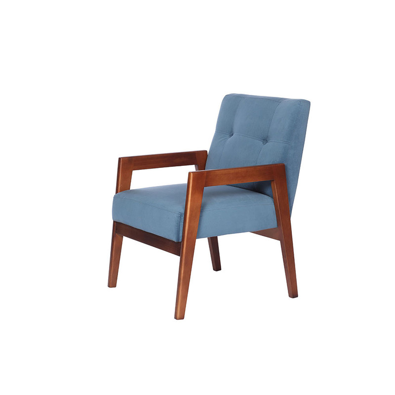 SITIAL LATAM HOME MUNICH AZUL PETROLEO TELA VELVET - 2