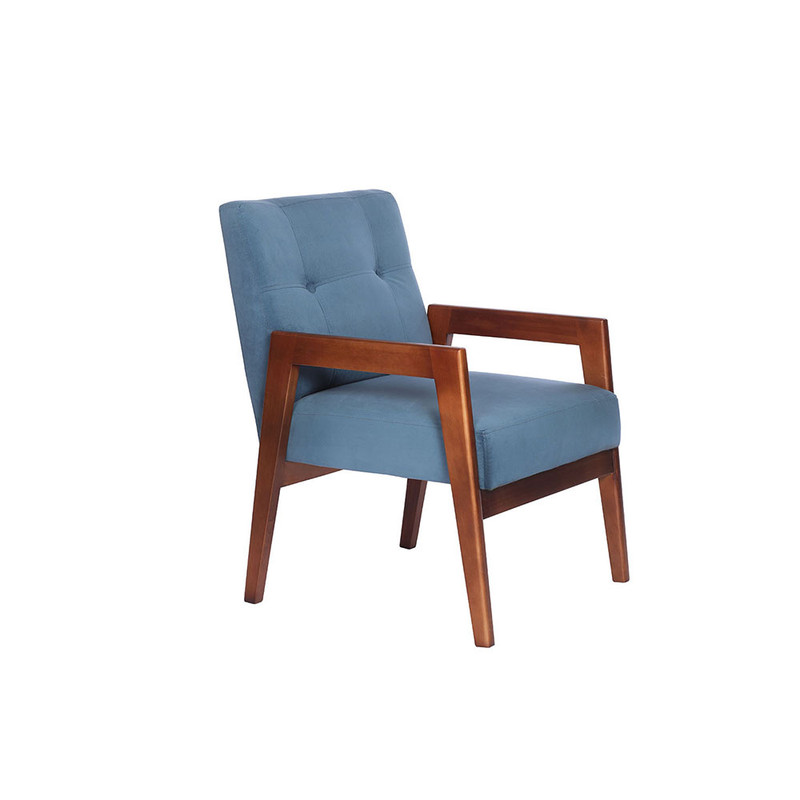 SITIAL LATAM HOME MUNICH AZUL PETROLEO TELA VELVET - 3