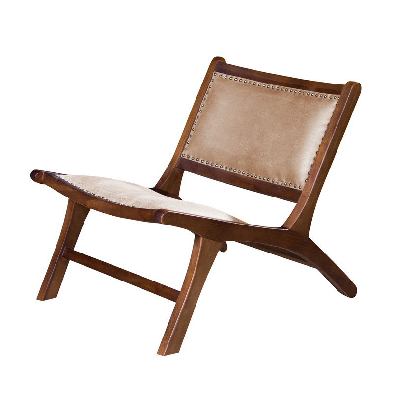 SITIAL LATAM HOME HANNOVER CUERO BEIGE KENTUCKY - 1
