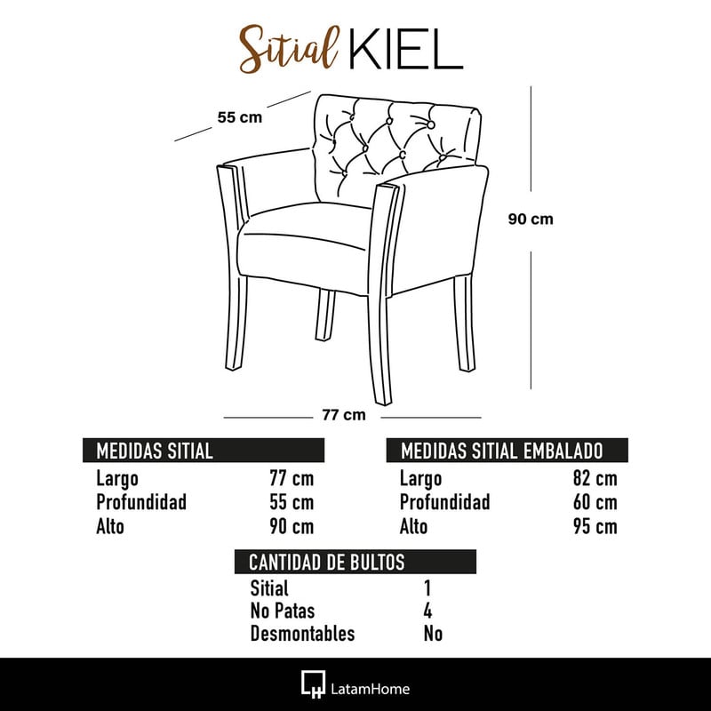 SITIAL LATAM HOME KIEL LINO BEIGE NATURAL - 4