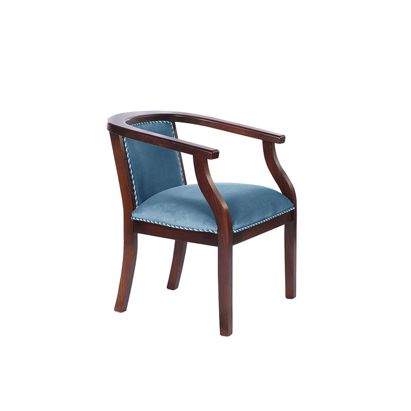 SITIAL LATAM HOME STUTTGART AZUL PETROLEO TELA VELVET - 3