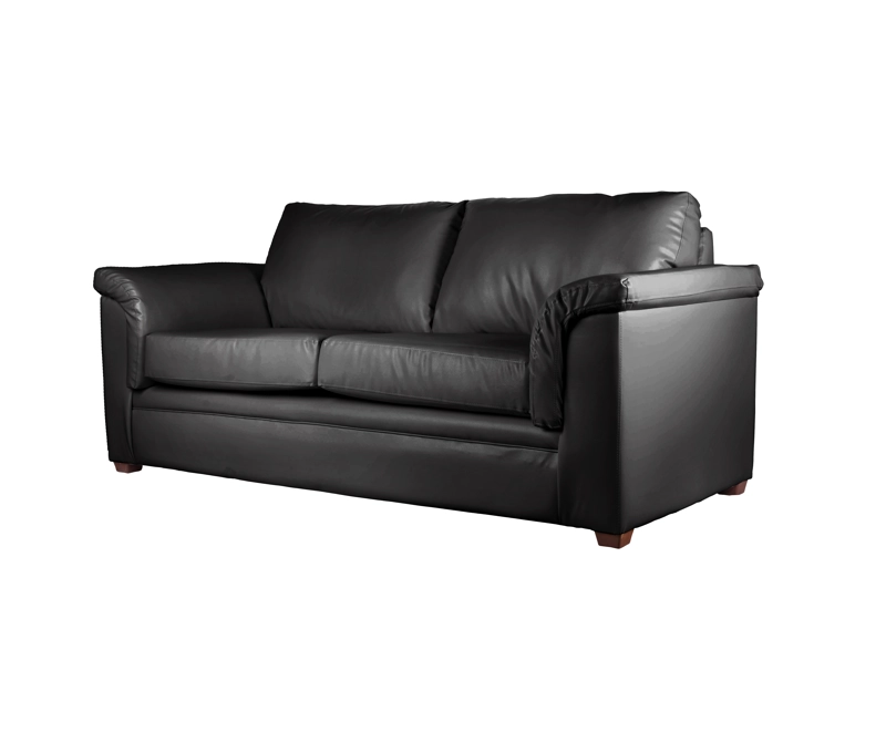 SOFÁ LATAM HOME ANCONA 3 CUERPOS NEGRO PU GRANO - 2
