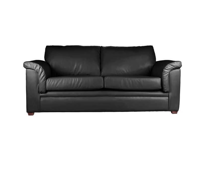SOFÁ LATAM HOME ANCONA 3 CUERPOS NEGRO PU GRANO - 3