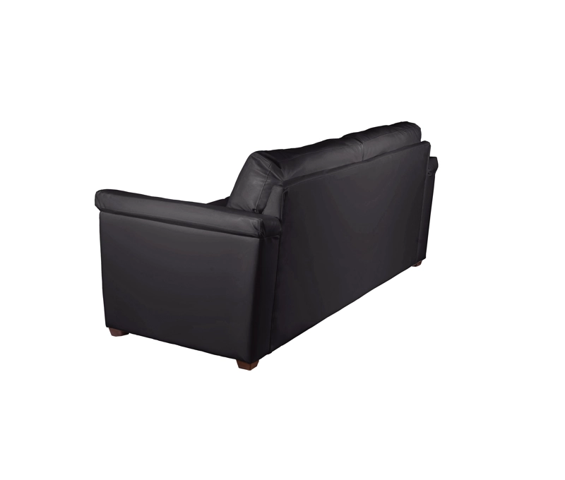 SOFÁ LATAM HOME ANCONA 3 CUERPOS NEGRO PU GRANO - 6