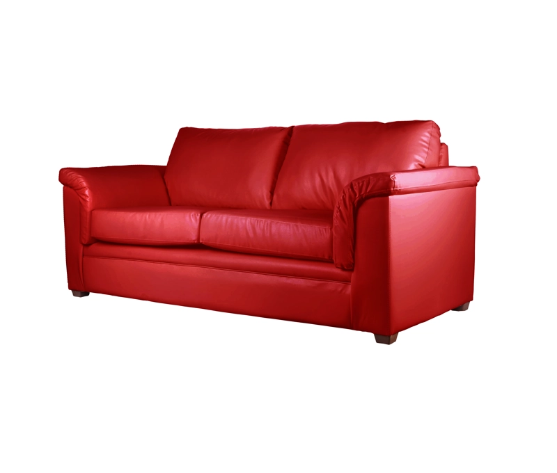 SOFÁ LATAM HOME ANCONA 3 CUERPOS ROJO PU GRANO - 2