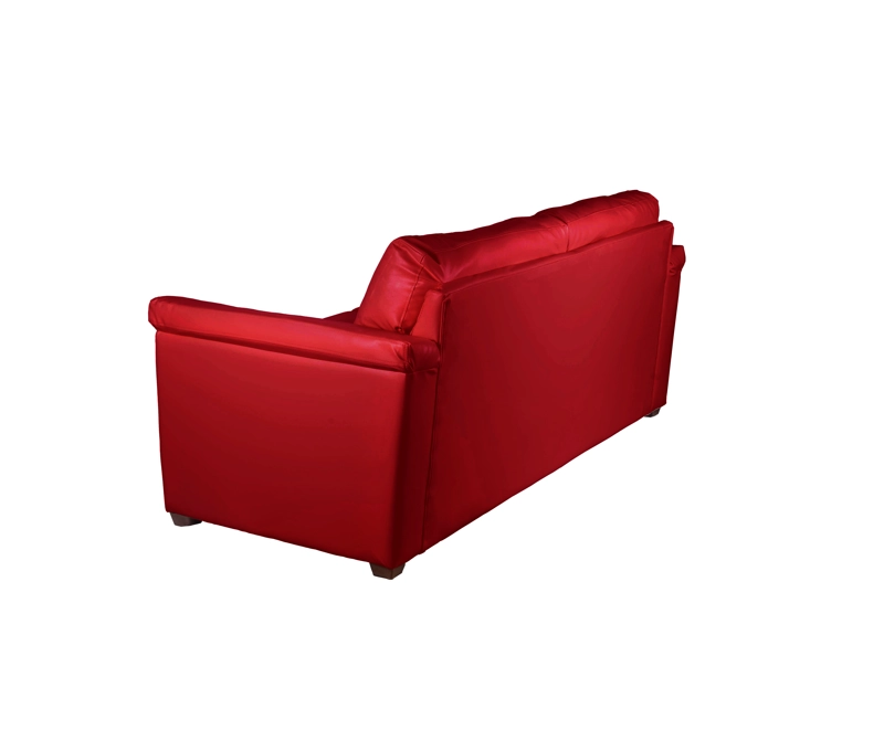 SOFÁ LATAM HOME ANCONA 3 CUERPOS ROJO PU GRANO - 6