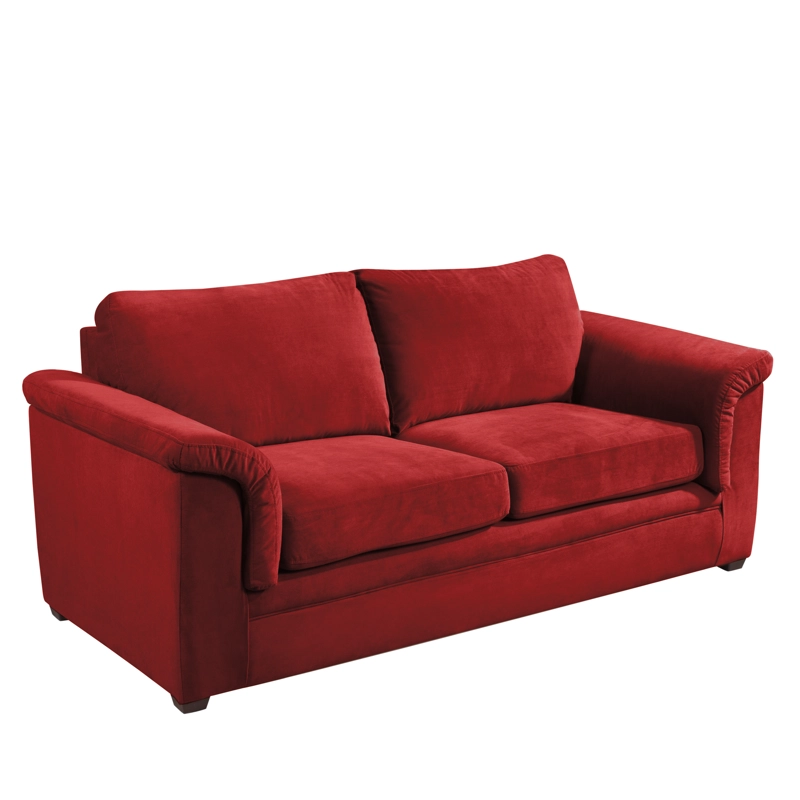 SOFÁ LATAM HOME ANCONA 3 CUERPOS BURDEO TELA VELVET - 2