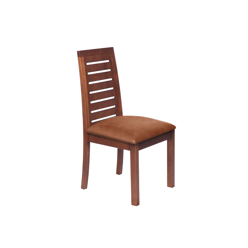 SILLA COMEDOR LATAM HOME TENERIFE CUERO CAFE CLARO KENTUCKY TABACO - 3