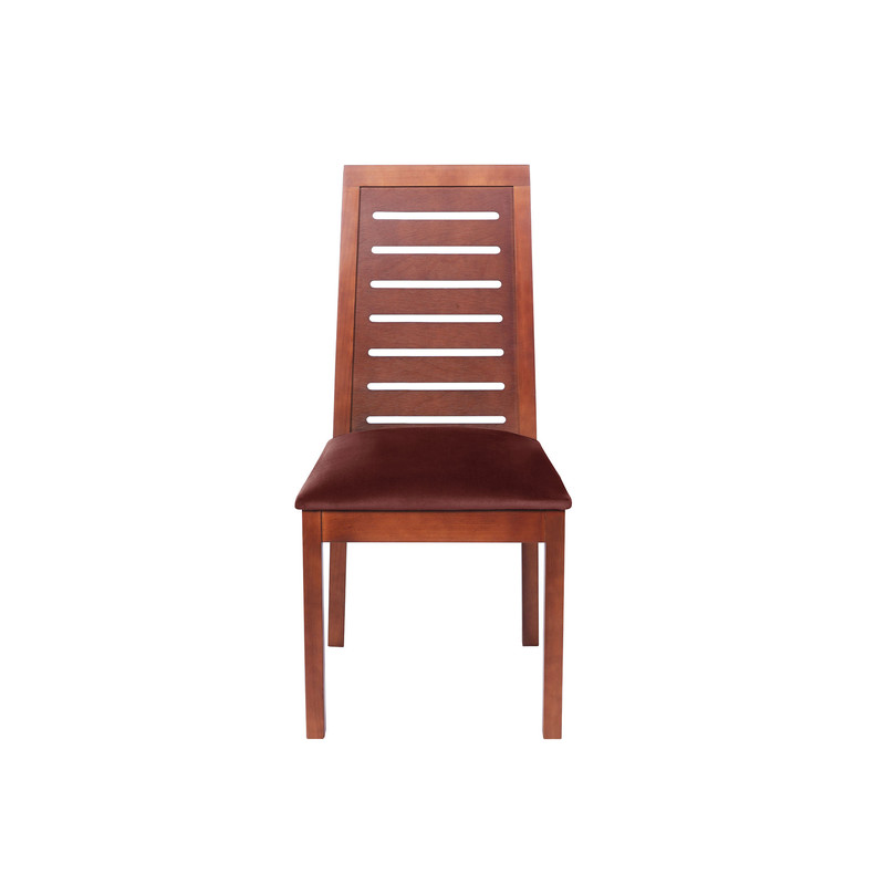 SILLA COMEDOR LATAM HOME TENERIFE CHOCOLATE TELA VELVET - 2
