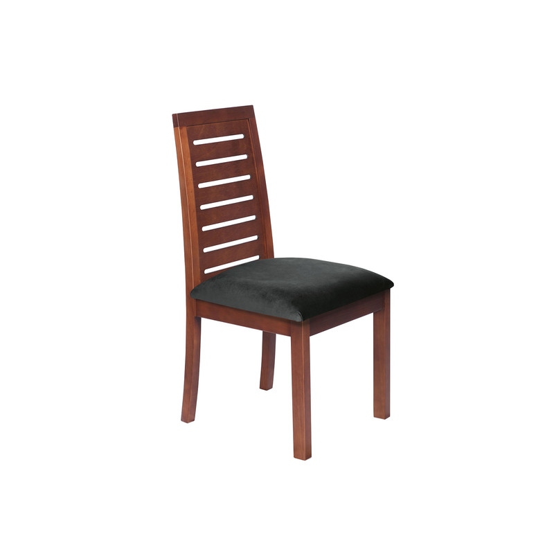 SILLA COMEDOR LATAM HOME TENERIFE CHOCOLATE TELA VELVET - 4