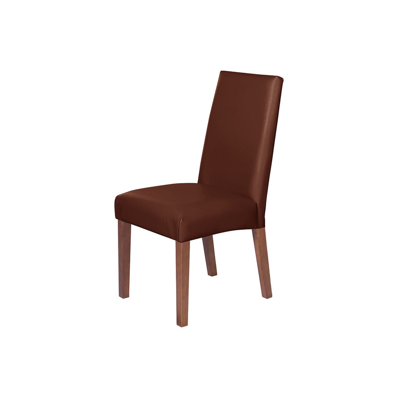 SILLA COMEDOR LATAM HOME CADIZ CHOCOLATE PU - 1