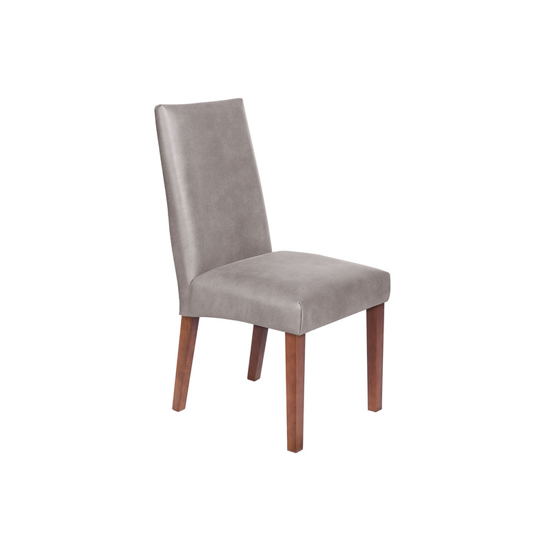 SILLA COMEDOR LATAM HOME CADIZ CUERO GRIS KENTUCKY - 3