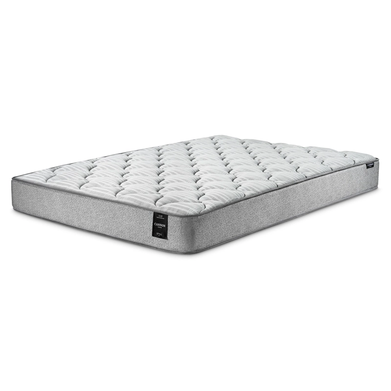 COMBO CAMA CANNON 2 PLAZAS+2 ALMOHADAS+SABANAS+RESPALDO TELA GRIS - 5