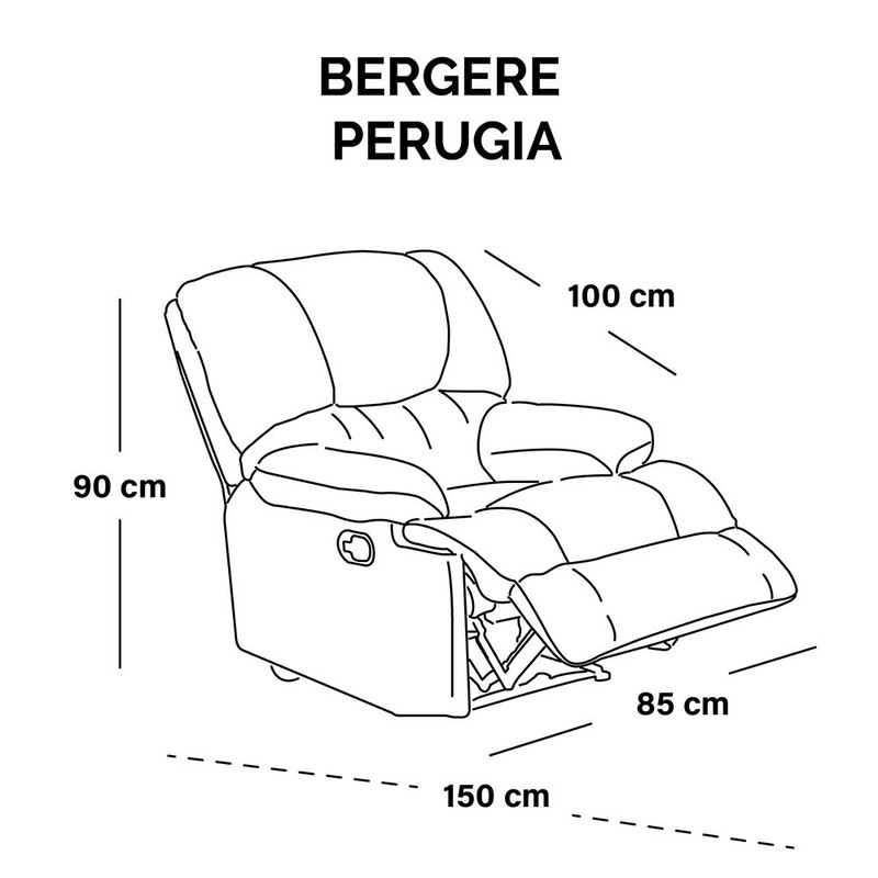 BERGERE LATAM HOME PERUGIA ROJO 1 CUERPO PU - 4