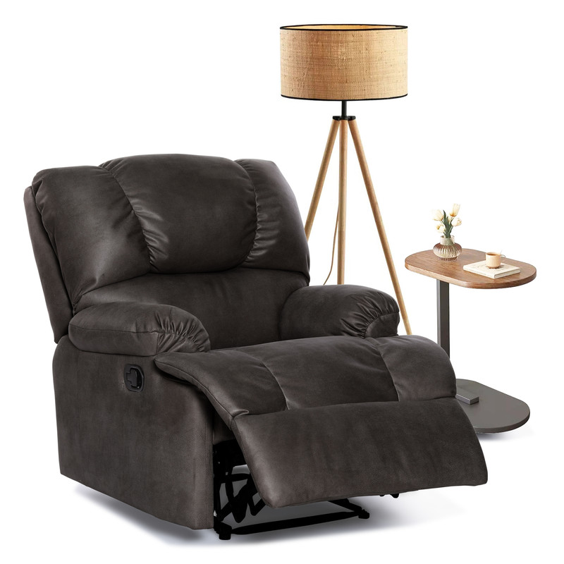 BERGERE LATAM HOME PERUGIA CUERO NEGRO 1 CUERPO KENTUCKY - 1