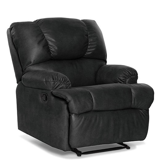 BERGERE LATAM HOME PERUGIA CUERO NEGRO 1 CUERPO KENTUCKY - 2