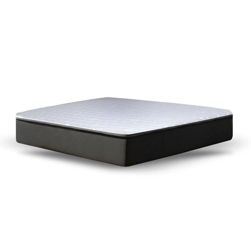 Cama Europea Zen Roller 2 Plazas Colchon Comprimido Espuma + Respaldo Tela Burdeo - 8