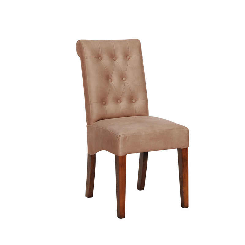 JUEGO DE COMEDOR PAMPLONA 6 SILLAS OVIEDO CUERO KENTUCKY BEIGE - 3