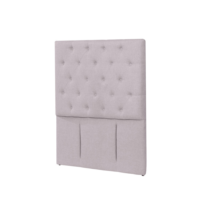 RESPALDO FLORENCIA LINO GRIS CLARO 1.5 PLAZAS - 2