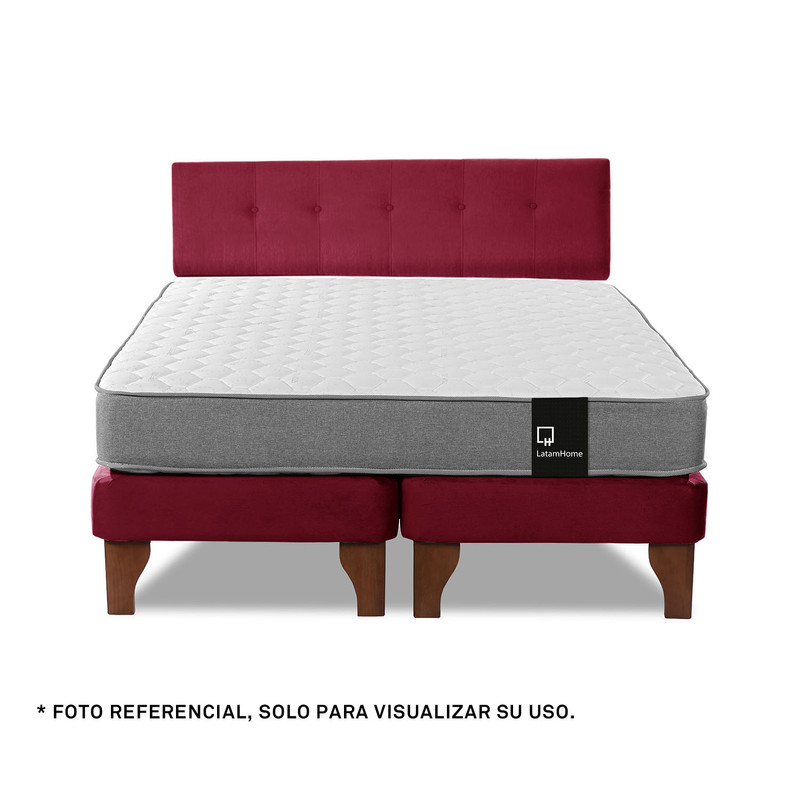 RESPALDO BEST TELA BURDEO 2 PLAZAS - 4