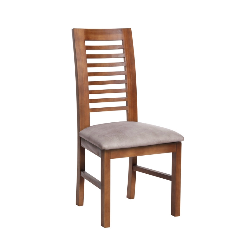JUEGO DE COMEDOR ALICANTE 6 SILLAS SALAMANCA CUERO KENTUCKY GRIS - 5