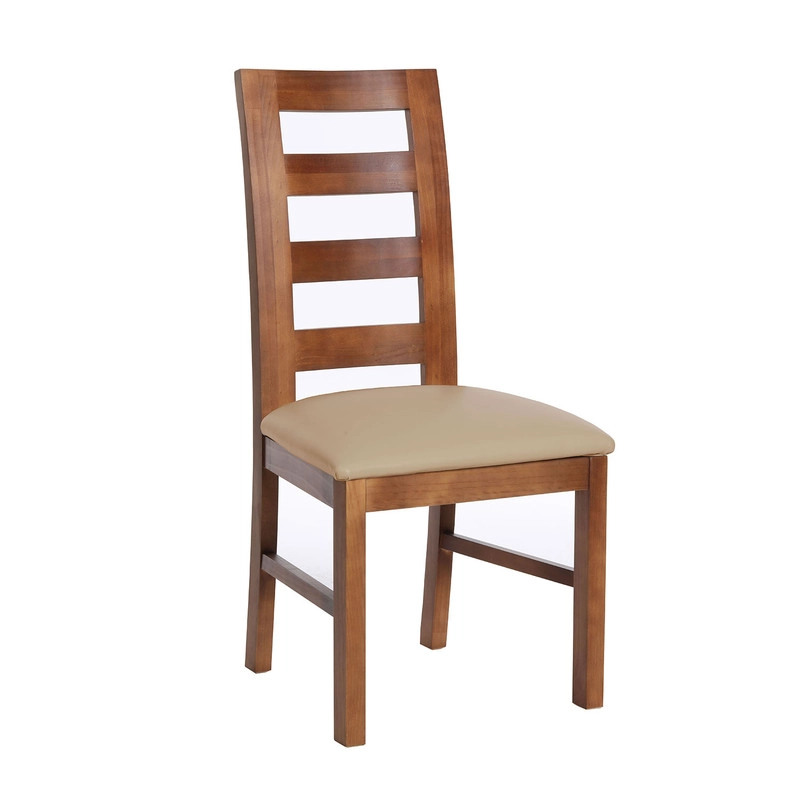 JUEGO DE COMEDOR ALICANTE 6 SILLAS GRANADA  PU BEIGE - 5