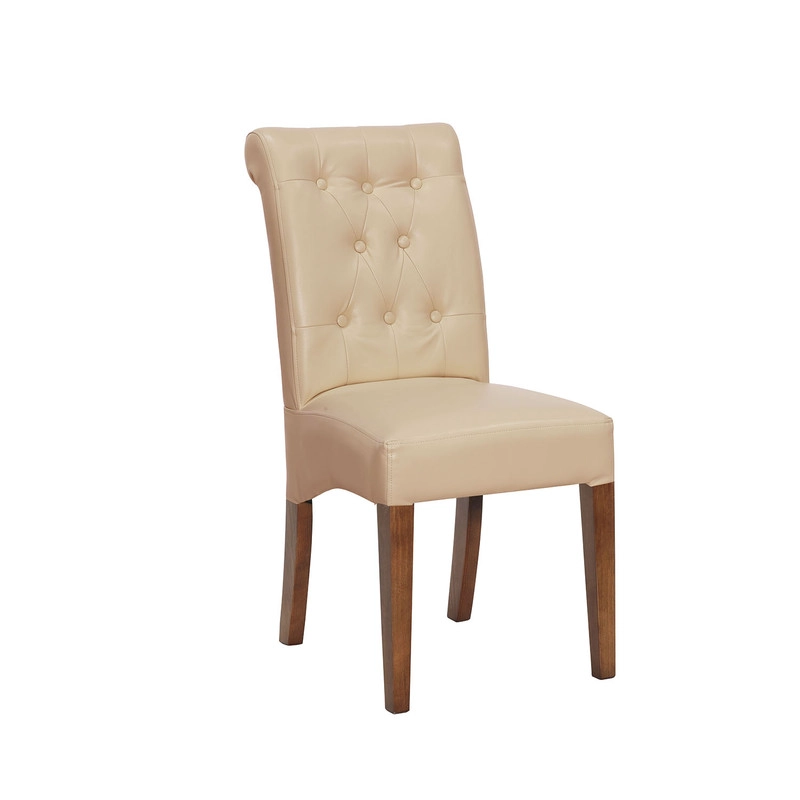 JUEGO DE COMEDOR MERIDA 6 SILLAS OVIEDO PU BEIGE - 5