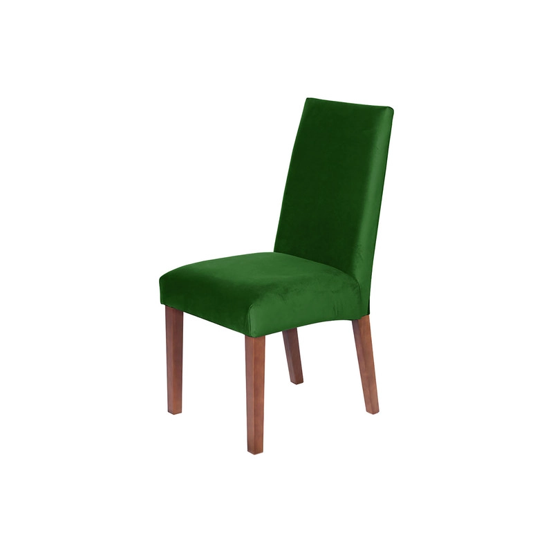 JUEGO DE COMEDOR MERIDA 6 SILLAS CADIZ TELA VELVET VERDE - 5