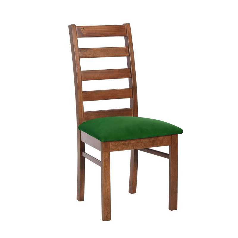JUEGO DE COMEDOR ALICANTE 6 SILLAS BURGOS TELA VELVET VERDE - 5