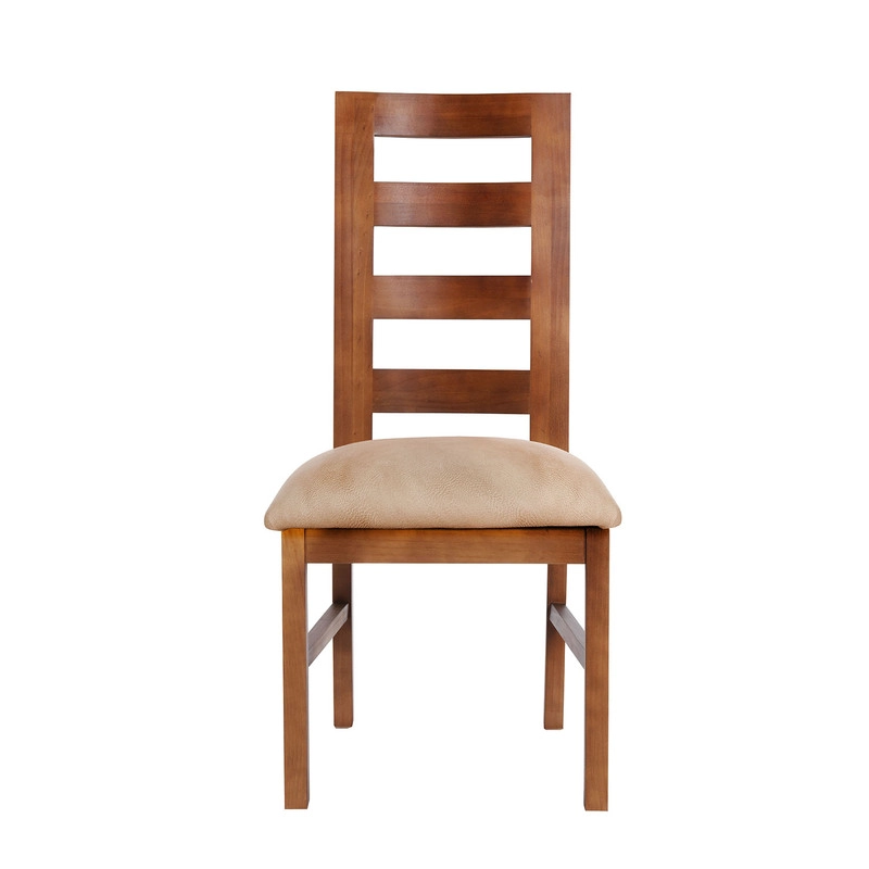 JUEGO DE COMEDOR MERIDA 6 SILLAS GRANADA CUERO KENTUCKY  BEIGE - 3