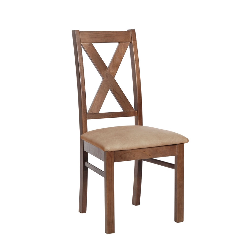 JUEGO DE COMEDOR ALICANTE 6 SILLAS SEGOVIA CUERO KENTUCKY  BEIGE - 5