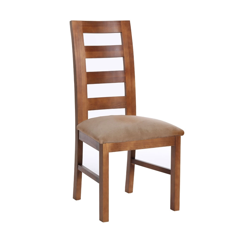 JUEGO DE COMEDOR SEVILLA 2 SILLAS GRANADA + 2 BANCAS TELA VELVET BEIGE - 5