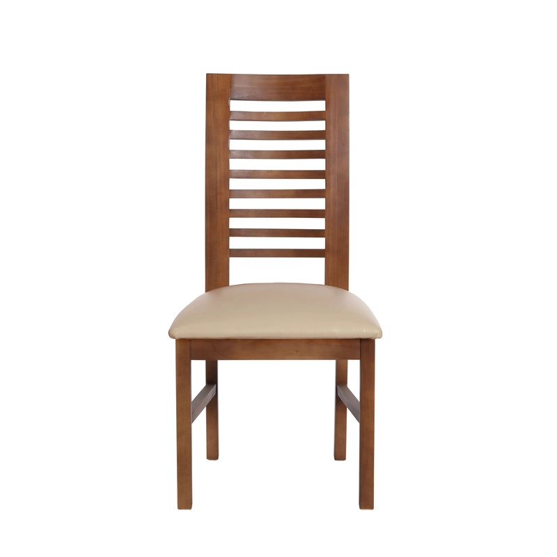 JUEGO DE COMEDOR ALICANTE 6 SILLAS SALAMANCA PU BEIGE - 3