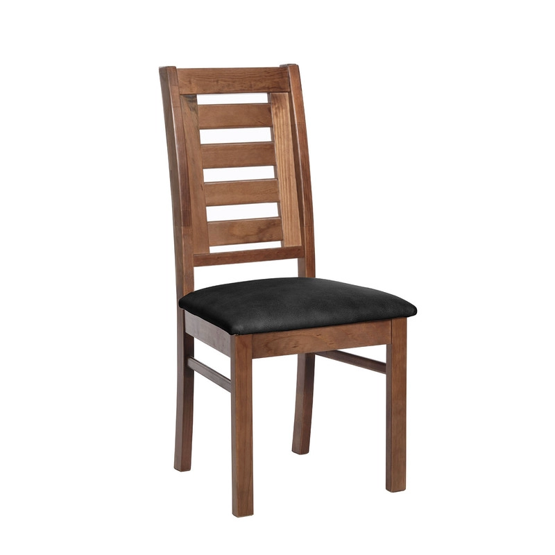 JUEGO DE COMEDOR ALICANTE 6 SILLAS MURCIA CUERO KENTUCKY NEGRO - 5