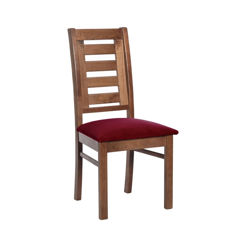 JUEGO DE COMEDOR MERIDA 6 SILLAS MURCIA TELA VELVET BURDEO - 5