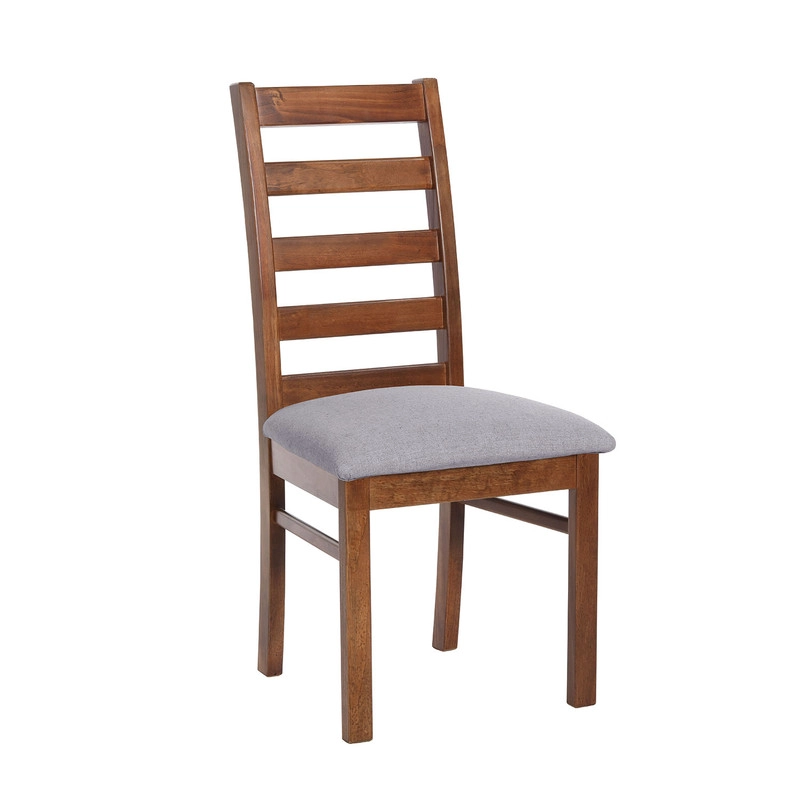 JUEGO DE COMEDOR SEVILLA 2 SILLAS BURGOS + 2 BANCAS TELA LINO GRIS CLARO - 5