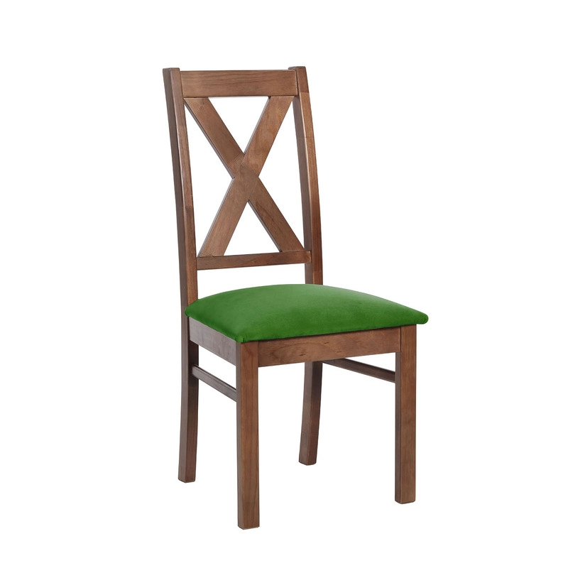 JUEGO DE COMEDOR MERIDA 6 SILLAS SEGOVIA TELA VELVET VERDE - 5