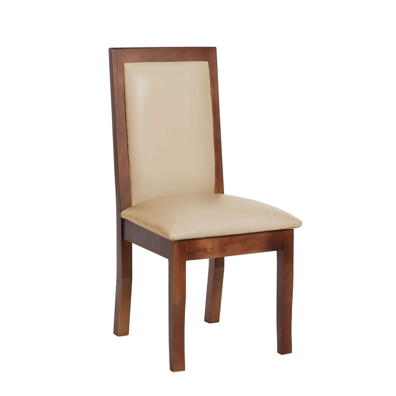JUEGO DE COMEDOR ALICANTE 6 SILLAS GIRONA PU BEIGE - 5