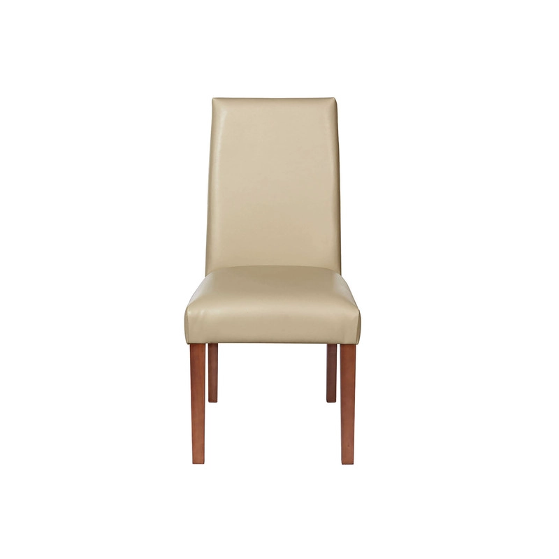 JUEGO DE COMEDOR ALICANTE 6 SILLAS CADIZ PU BEIGE - 3