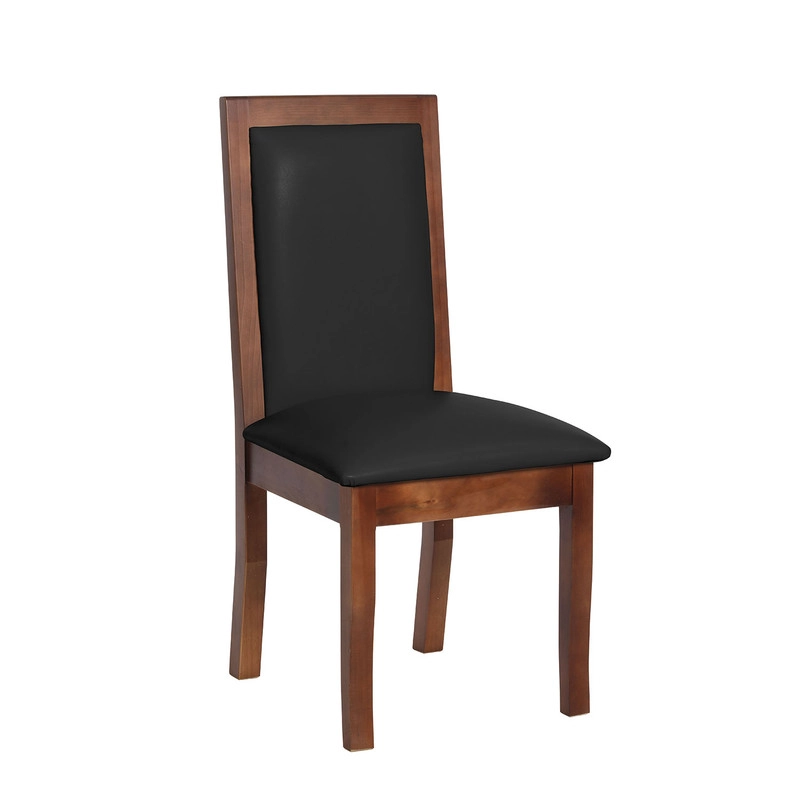 JUEGO DE COMEDOR SEVILLA 2 SILLAS GIRONA + 2 BANCAS PU NEGRO - 5