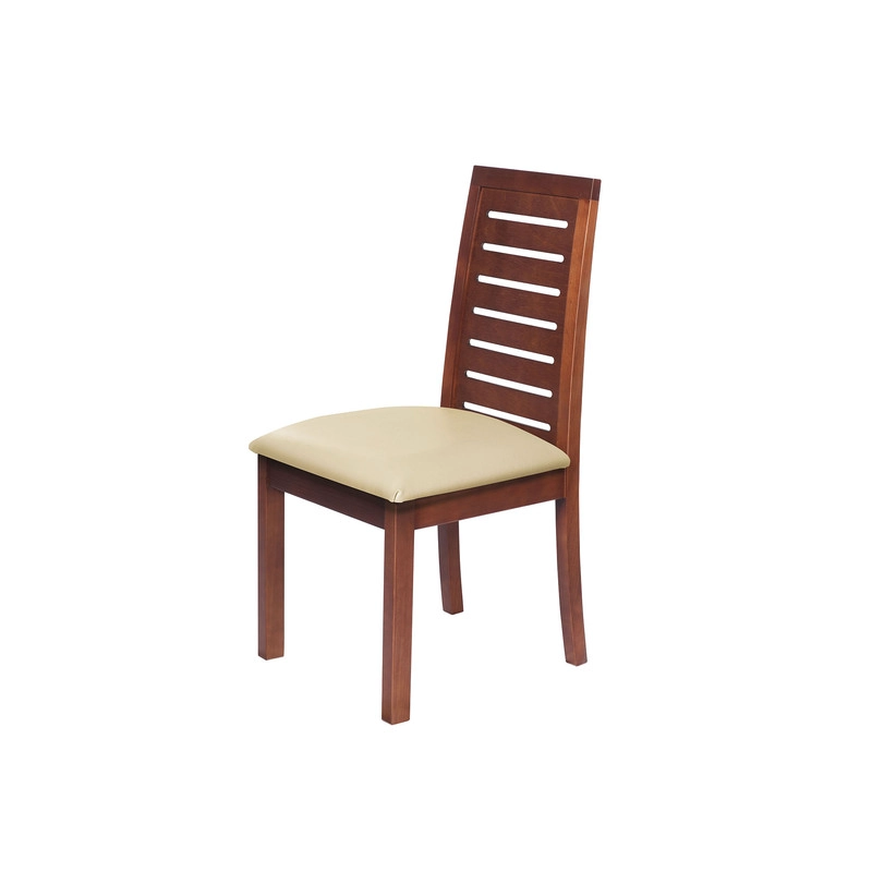 JUEGO DE COMEDOR ALICANTE 6 SILLAS TENERIFE PU BEIGE - 5