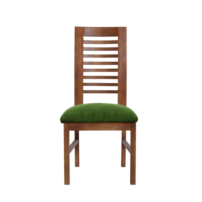JUEGO DE COMEDOR MERIDA 6 SILLAS SALAMANCA TELA VELVET VERDE - 3
