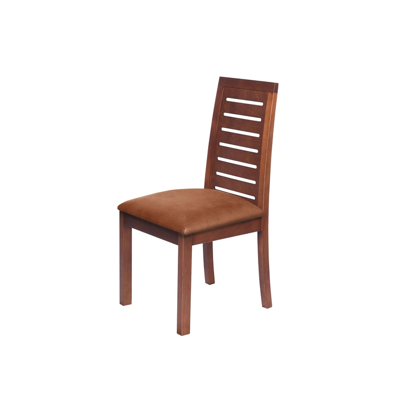 JUEGO DE COMEDOR ALICANTE 6 SILLAS TENERIFE CUERO KENTUCKY TABACO - 5