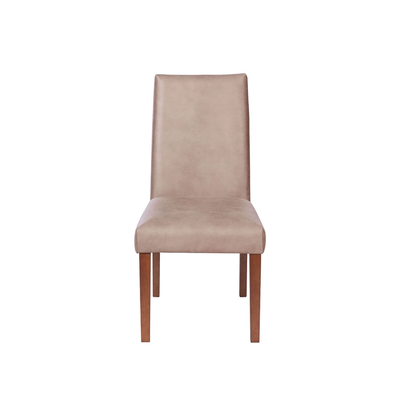 JUEGO DE COMEDOR MERIDA 6 SILLAS CADIZ CUERO KENTUCKY  BEIGE - 3