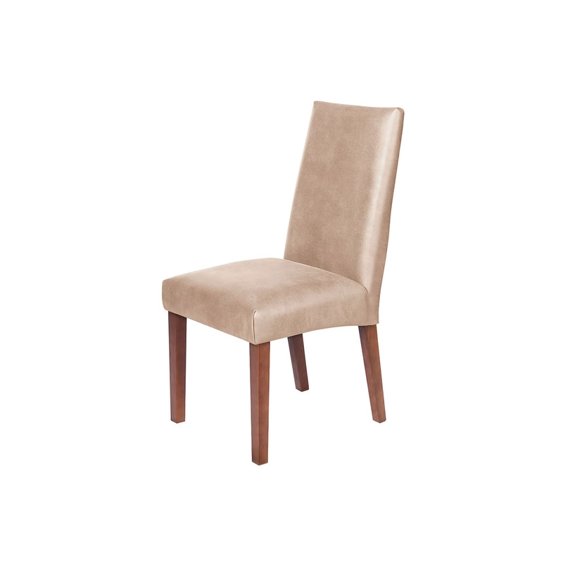 JUEGO DE COMEDOR MERIDA 6 SILLAS CADIZ CUERO KENTUCKY  BEIGE - 5