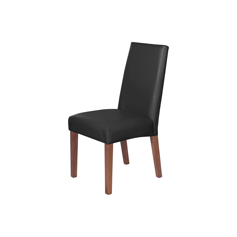 JUEGO DE COMEDOR MERIDA 6 SILLAS CADIZ PU NEGRO - 5