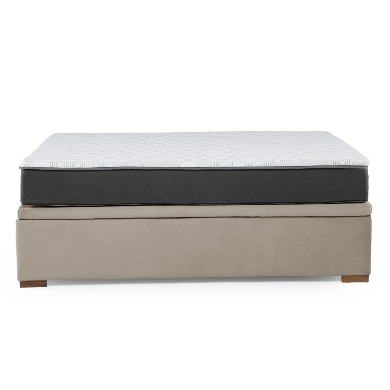 Cama Funcional Boxet 1 1/2 Plaza Colchon Resortes New Top Funda Lavable - 7