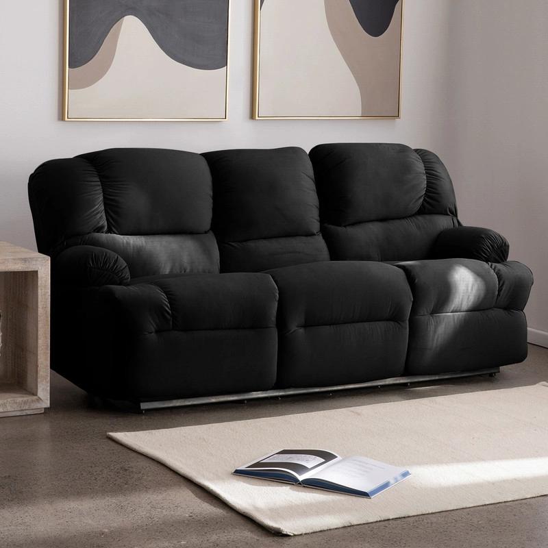 BERGERE PERUGIA RECLINABLE 3 CUERPOS TELA VELVET - 2