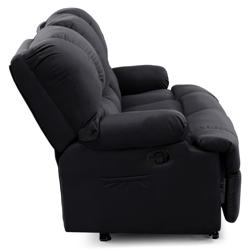 BERGERE PERUGIA RECLINABLE 3 CUERPOS TELA VELVET - 4