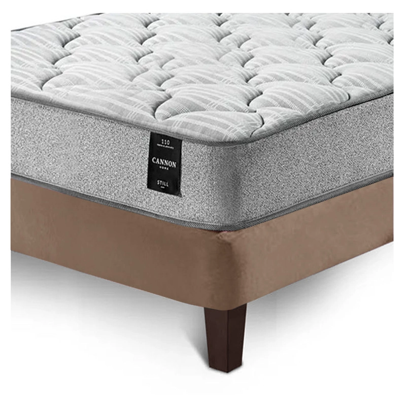 COMBO CAMA CANNON 1.5 PLAZA TEXTIL + RESPALDO TELA - 8